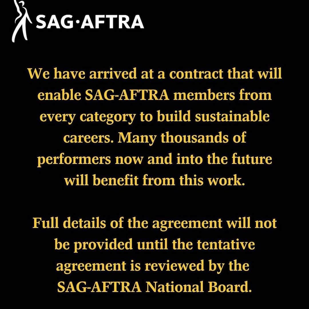 ローラ・ヴァンダーヴォートさんのインスタグラム写真 - (ローラ・ヴァンダーヴォートInstagram)「118 Days. Thank you @sagaftra for fighting for what’s right and fair. Thank you to those in the film/television industry that aren’t SAG members that were directly affected by this. You patiently & kindly supported us to the finish line! Let’s get to work!」11月10日 3時02分 - lauravandervoort