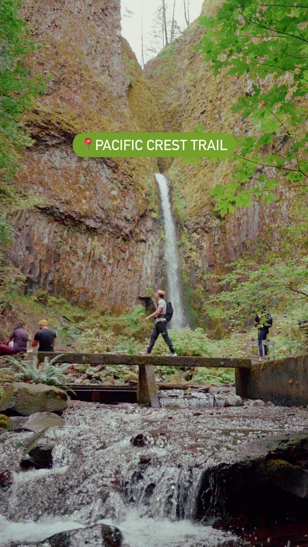 Lonely Planetのインスタグラム：「The Pacific Crest Trail or PCT runs 2000+ miles through California, Oregon and Washington and can take anywhere from 4-6 months to backpack – but you *can* experience a taste of it on a day hike outside Portland. “Bring layers! Our rainy morning quickly turned into a warm and sunny afternoon,” says LP staffer @maxdickson3. “The weather in the Pacific Northwest is capricious.” He recs heading there between April and October to see the waterfalls at their finest 😍」