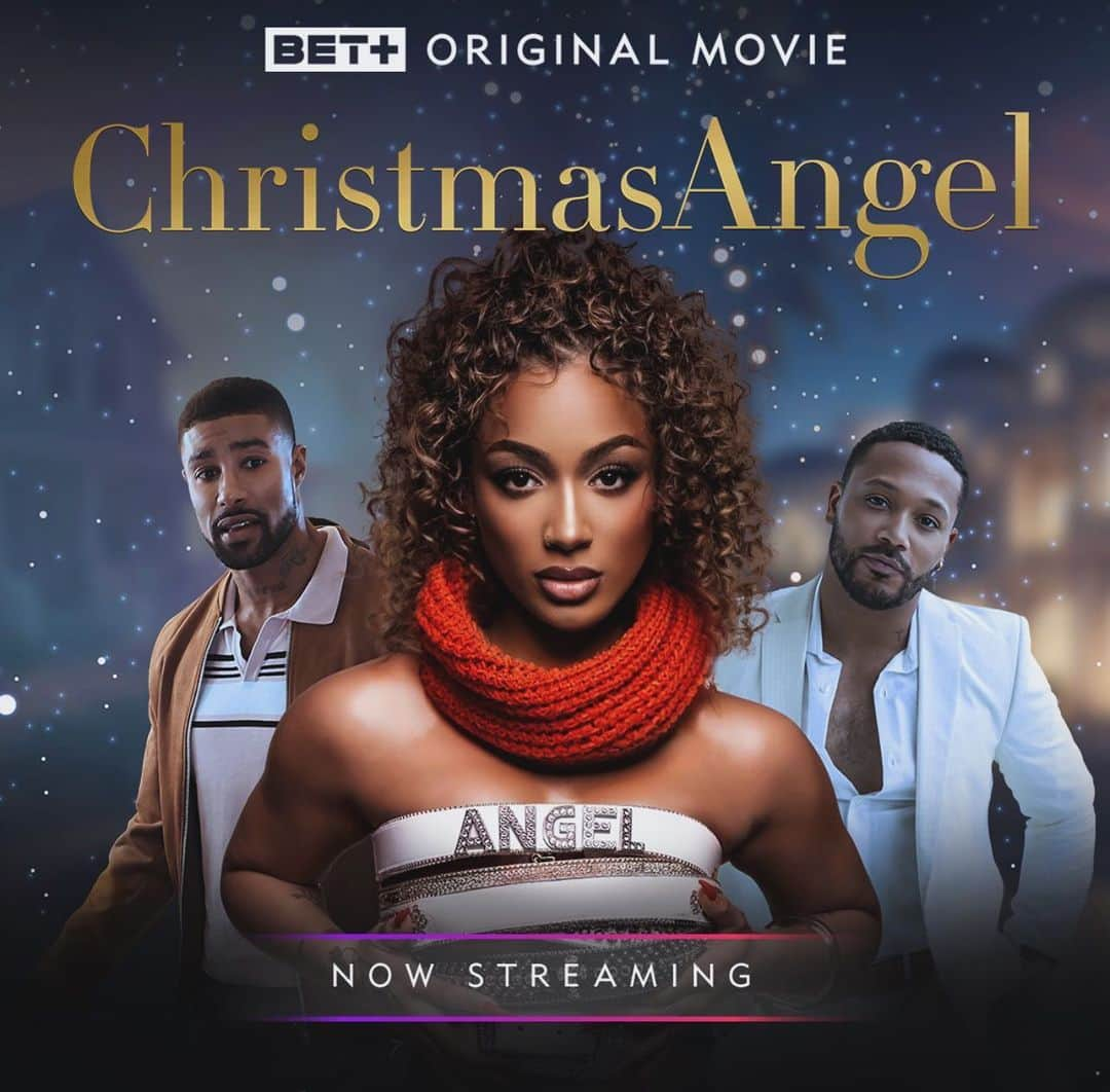 ロメオ・ミラーのインスタグラム：「The strike ended and there’s a NEW Christmas movie in town! With so much heavy stuff going on in the world, hopefully this projects brings a little light and some laughs. Go stream my holiday film CHRISTMAS ANGEL now on @betplus directed by @lazrael_lison! This cast and crew created pure magic. Enjoy and tag me as yall watch!!! @bet @christmasangelmovie #paramount #new movie #feelgood #holidayseason #watchnow #explorepage 🍿🎄⛄️」