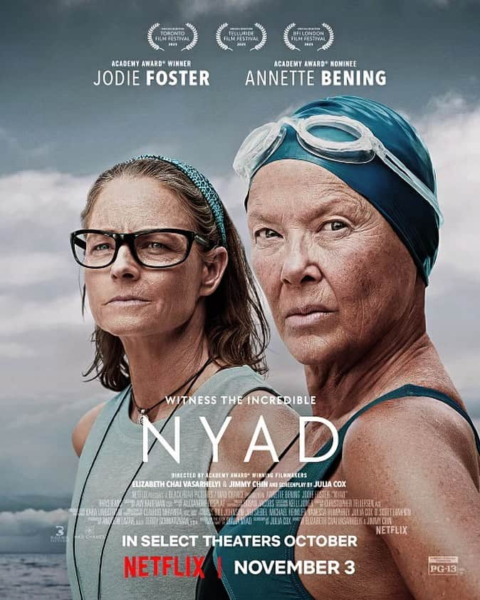 コンラッド・アンカーさんのインスタグラム写真 - (コンラッド・アンカーInstagram)「@nyadmovie is an exploration into human endurance. Diane Nyad follows her life's passion to swim from Cuba to the Florida. Behind the physical demands there is a story of feminism, ageism and the weight of being a victim. Based on Diana Nyad's book with Jodie Foster and Annette Bening in lead roles, this @netflix film directed by @chaivasarhelyi and @jimmychin is worth watching. Once again Jimmy and Chai take us to the very edge. Thanks!  #nyadmovie  #netflix #perserverance」11月10日 3時35分 - conrad_anker