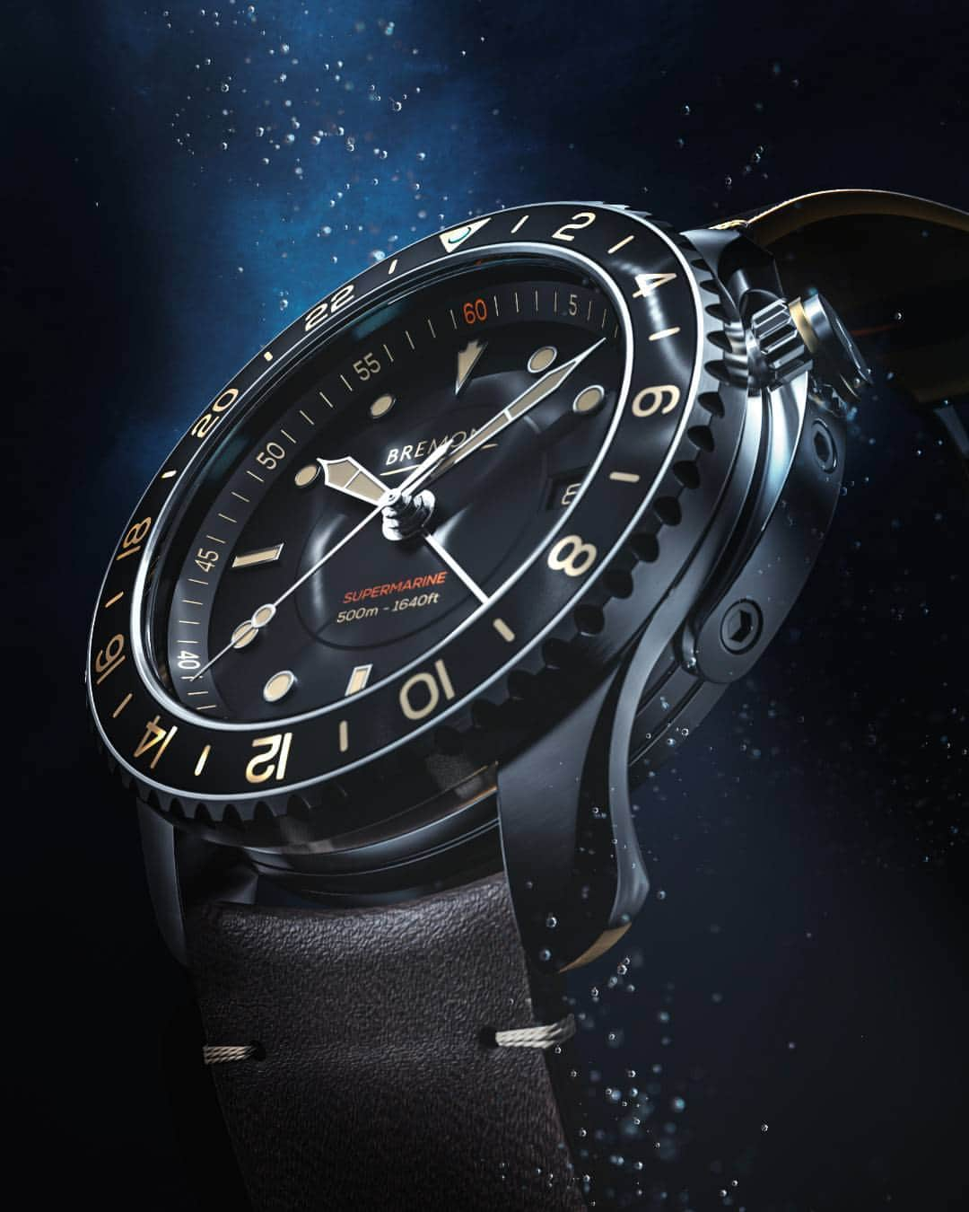 ブレモンさんのインスタグラム写真 - (ブレモンInstagram)「The NEW S502 Details   Featuring GMT functionality, 500m water resistance, an automatic helium escape valve with a screw-down crown. Encased in a robust 43mm stainless steel Bremont Trip-Tick case with a domed anti-reflective, scratch resistant sapphire crystal and 24 hour uni-directional rotating bezel.  Shop the NEW S502 at the Link-in-Bio 🔗  #Bremont #Watches #Divewatch」11月10日 3時30分 - bremontwatches