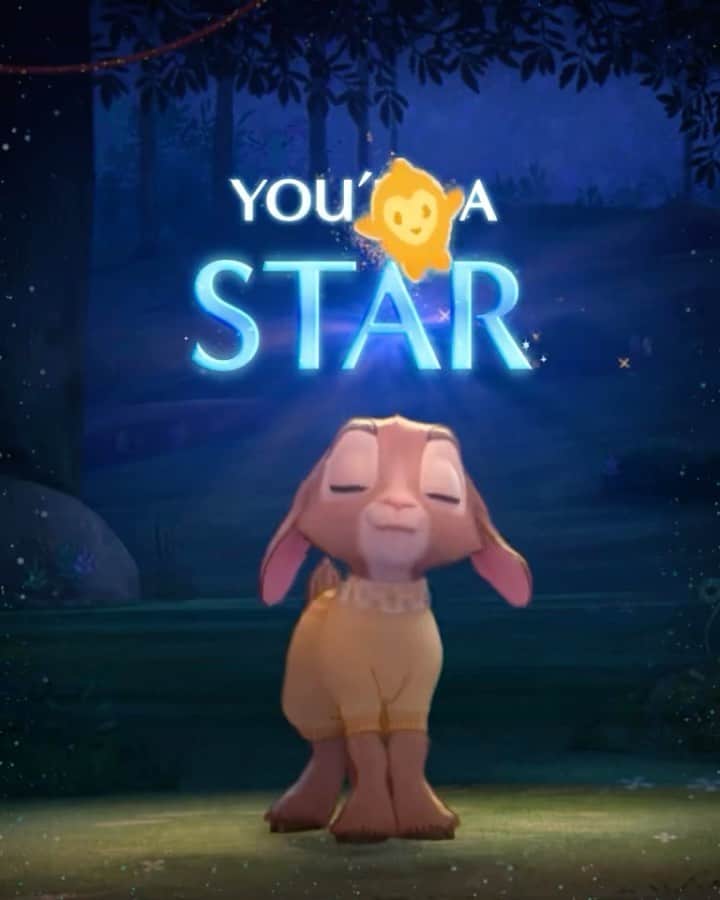 のインスタグラム：「If you’re trying to figure out just who you are! You’re a star! ⭐️ See Disney’s Wish only in theaters November 22.」