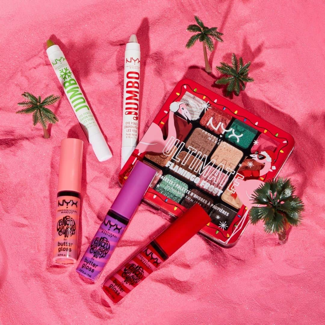 NYX Cosmeticsさんのインスタグラム写真 - (NYX CosmeticsInstagram)「dnt txt we're in FA LA L.A. LAND 🦩🌴❄️ comment which holiday essentials you’re stuffing in everyone’s stockings 💖  #nyxcosmetics #nyxprofessionalmakeup #holidaycollection #falalalaland #veganformula #crueltyfree」11月10日 4時00分 - nyxcosmetics