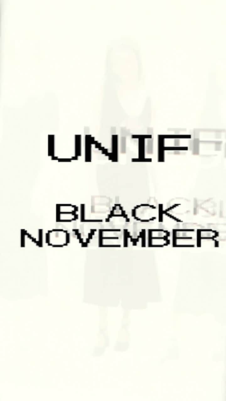 UNIFのインスタグラム：「Our next Black November sale is live! 25% off Sitewide ~ use code: BLK25」