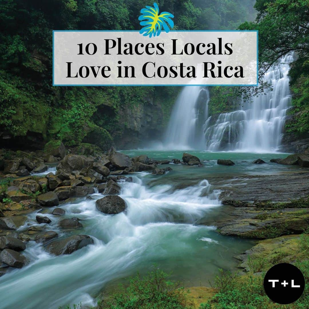 Travel + Leisureのインスタグラム：「Costa Rica's laid-back, pura vida way of life and the warm hospitality of its people make it an appealing place to both live and explore. At the link in bio, find 10 incredible spots around the country to add to your itinerary, as recommended by locals.」