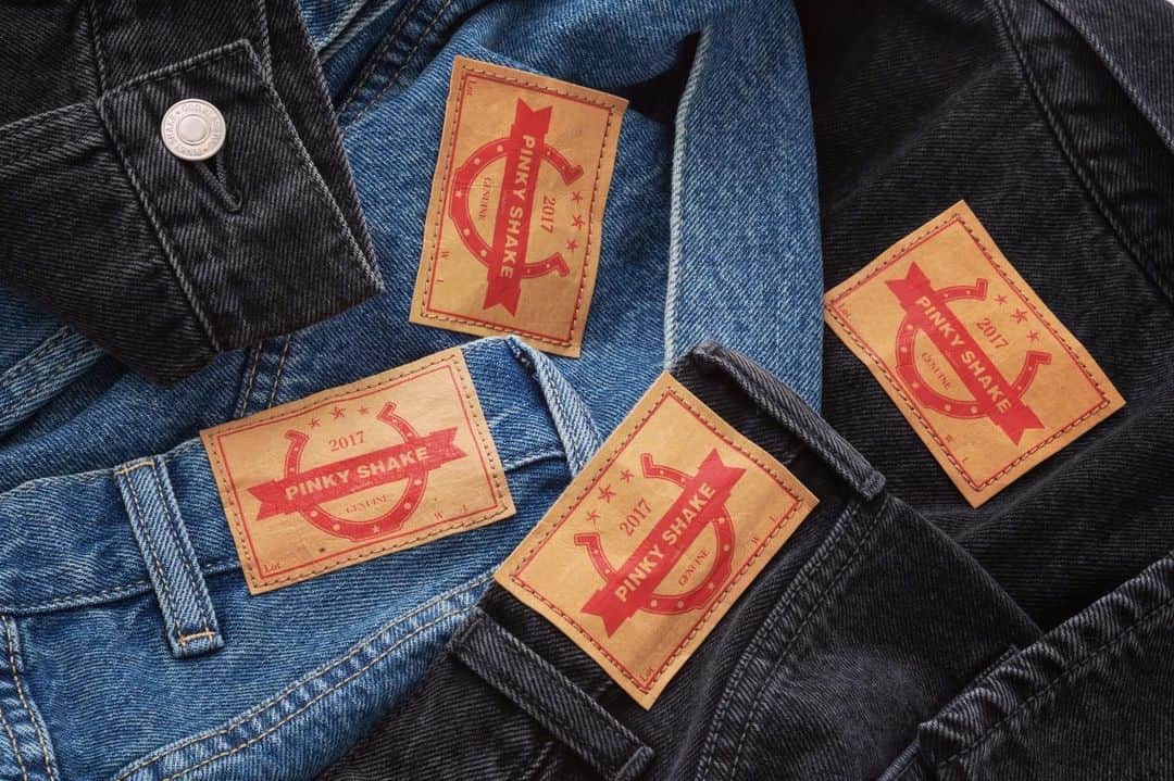 $oichiroのインスタグラム：「@pinkyshake_official   2023AW Collection❄️  #pinkyshake #denim #setup #newarrivals」