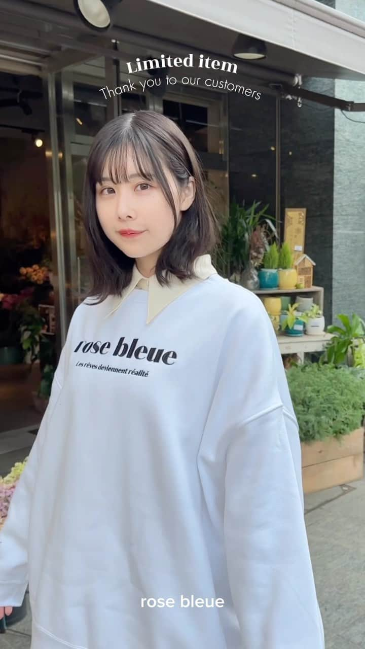 有村藍里のインスタグラム：「〜・〜・〜・〜・〜・〜・〜・〜・〜・〜・⁣ ⁣ 𝐓𝐡𝐚𝐧𝐤 𝐲𝐨𝐮 𝐭𝐨 𝐨𝐮𝐫 𝐜𝐮𝐬𝐭𝐨𝐦𝐞𝐫𝐬 𝐋𝐢𝐦𝐢𝐭𝐞𝐝 𝐜𝐨𝐥𝐥𝐞𝐜𝐭𝐢𝐨𝐧⁣ ⁣ 受注期間 : 11/10 (Fri.) 21:00 - 11/13 (Mon.) 13:00⁣ ⁣ ✓ rose bleue memorial cushion⁣ ✓rose bleue memorial sweat ⁣ ✓rose bleue memorial hoodie⁣ ⁣ ⁣ #rosebleue #ローズブルー⁣⁣⁣⁣⁣⁣⁣ #有村藍里」