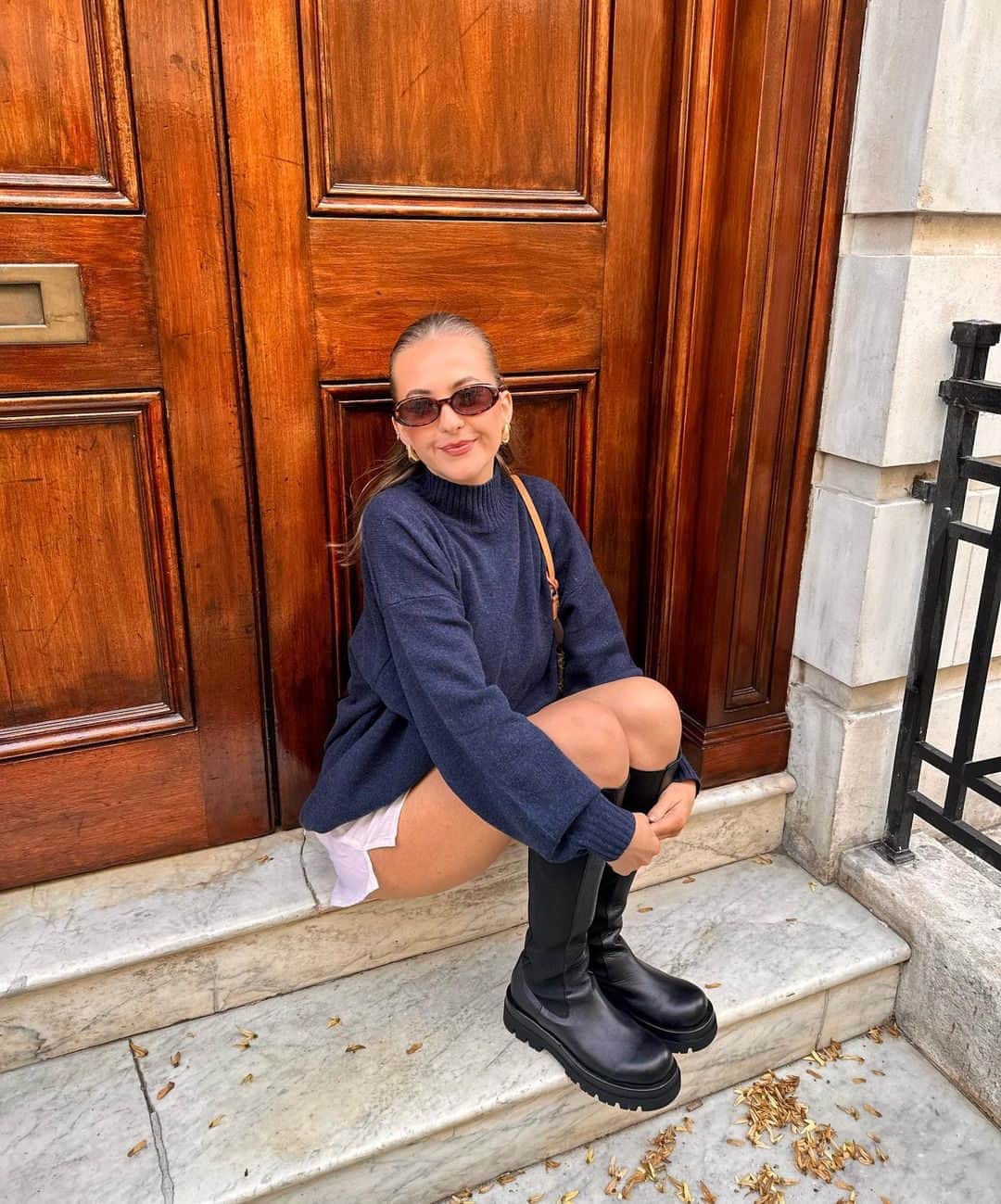 Public Desireのインスタグラム：「Chunky boot = a winter must 🖤  📸 @yesitsnicolee  🔎 Andi £44.99/$59.99」