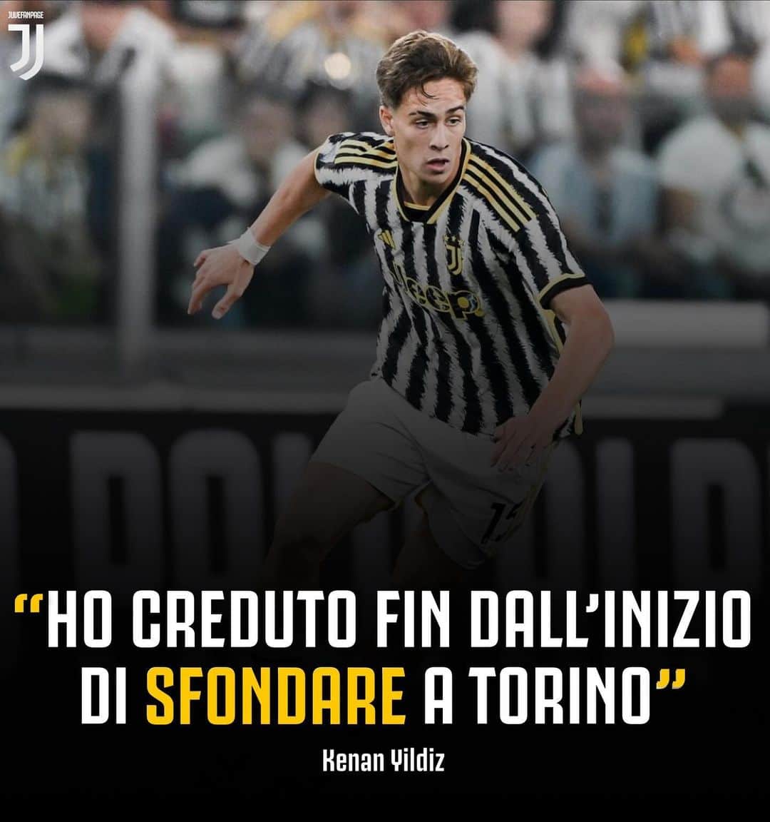 ポール・ポグバのインスタグラム：「🗣️Kenan Yildiz in poco tempo ha scalato le gerarchie della squadra di Allegri   Dalla primavera alla prima squadra, sta solo aspettando il suo momento   Sarà un rimpianto per i bavaresi ?」