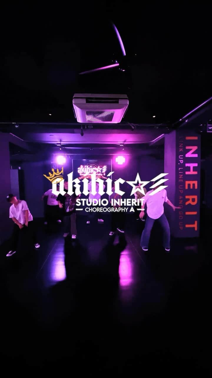 akihicのインスタグラム：「STUDIO INHERIT ー akihic☆彡 Choreography A Class ー  STUDIO ∟@studioinherit   MUSIC ∟Busta Rhymes／There's Only One (feat.Mary J. Blige)  来てくれたみんなありがとう！！  #studioinherit #tokyo #shibuya #akihicoclass #dance #bigcheese #basicsteps #lesson #music」