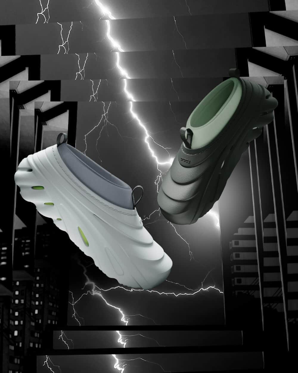 のインスタグラム：「crocs ECHO STORM」