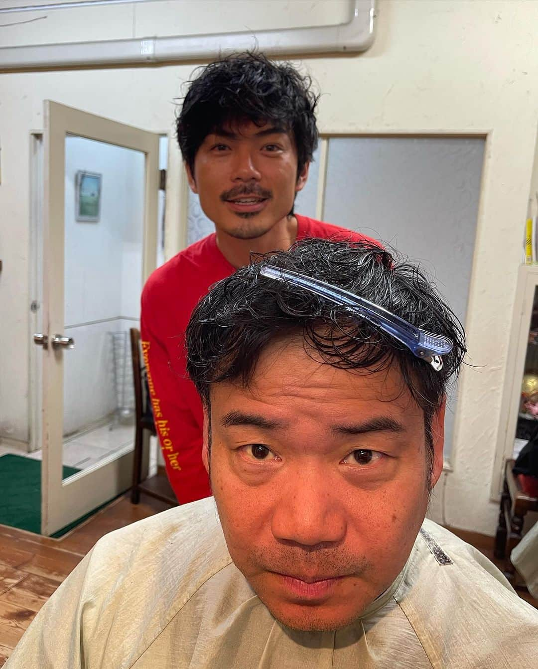 杉本知香さんのインスタグラム写真 - (杉本知香Instagram)「バーベくん、山さん、竹森くんスッキリ✂️✨  #中目黒美容室 #アンバランス山本#アンバランス #山本栄治 #たけだバーベキュー #バーベ#BBQ芸人 #アップダウン竹森#アップダウン #竹森巧」11月9日 20時46分 - sugimotoc