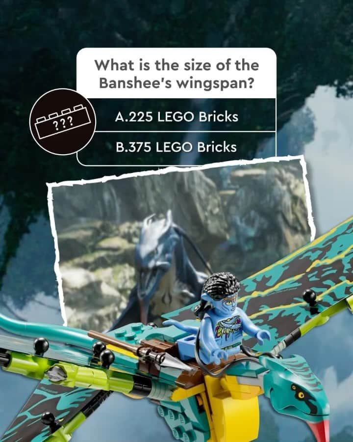 LEGOのインスタグラム：「Be honest, do you secretly think you could tame a Mountain Banshee?    #LEGO #LEGOAvatar #Avatar #Banshee」