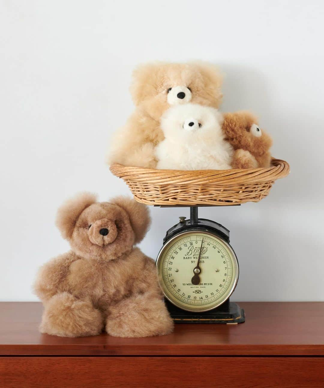 journal standard Furnitureのインスタグラム：「⁡ \ NEW ARRIVAL ! / ⁡ 【 BABY ALPACA BEAR 】 ⁡ ふわふわ、もふもふなクマちゃんが登場！ ⁡ ペルーで育ったアルパカから自然に抜け落ちた毛で作られたベビーアルパカベア。 アルパカ毛の中でもより細い20.1～23ミクロン（0.021～0.023ミリ）のベビーアルパカの毛を100％使っているので、とってもふわふわ！ ⁡ お部屋の中にいるだけで癒される、かわいらしいフォルムと触り心地。 一匹ずつ表情が異なるので、あなたのお気に入りの子を探してみてください◎ ⁡ — ⁡ BABY ALPACA BEAR  20cm ¥7,480 ※自由が丘店以外の店舗 / ベイクルーズストアでは20cmのみの取り扱いとなります。 ⁡ —   SHOP EVENT ⁡ 【Baby Alpaca Bear POP UP】@自由が丘店(@jsf_jiyugaoka ) 開催期間:11/9(Thu)-11/26(Sun) 大きい子から小さい子まで、いろんな色の個性豊かなクマちゃんたちが、自由が丘で皆様をお待ちしております！ ⁡ #journalstandardfurniture #baycrews #interior #furniture #babyalpacabear #toy #stuffedtoy #bear #gift #christmasgift」