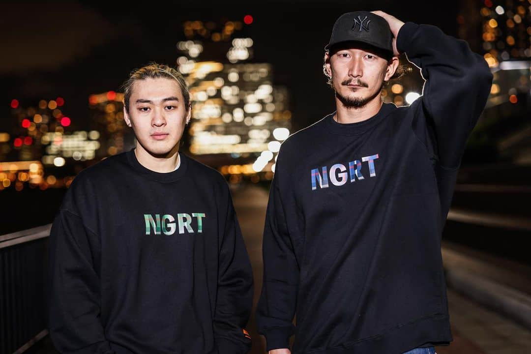 信太弘樹さんのインスタグラム写真 - (信太弘樹Instagram)「Nogret  CREW SWEAT「NGRT」  10.0ozのビックシルエット！  税込¥7.700  カラー Black/Blue Black/Green  サイズ M L XL ＊サイズの詳細はECサイトでご確認下さい。  生地 綿55% ポリエステル45%  #Nogret #ノグレット」11月9日 21時15分 - 33shida