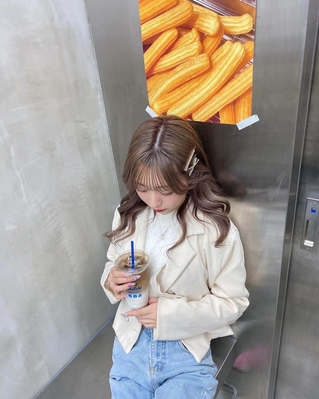 美南れなのインスタグラム：「カフェ巡り☕️🫶🏻」