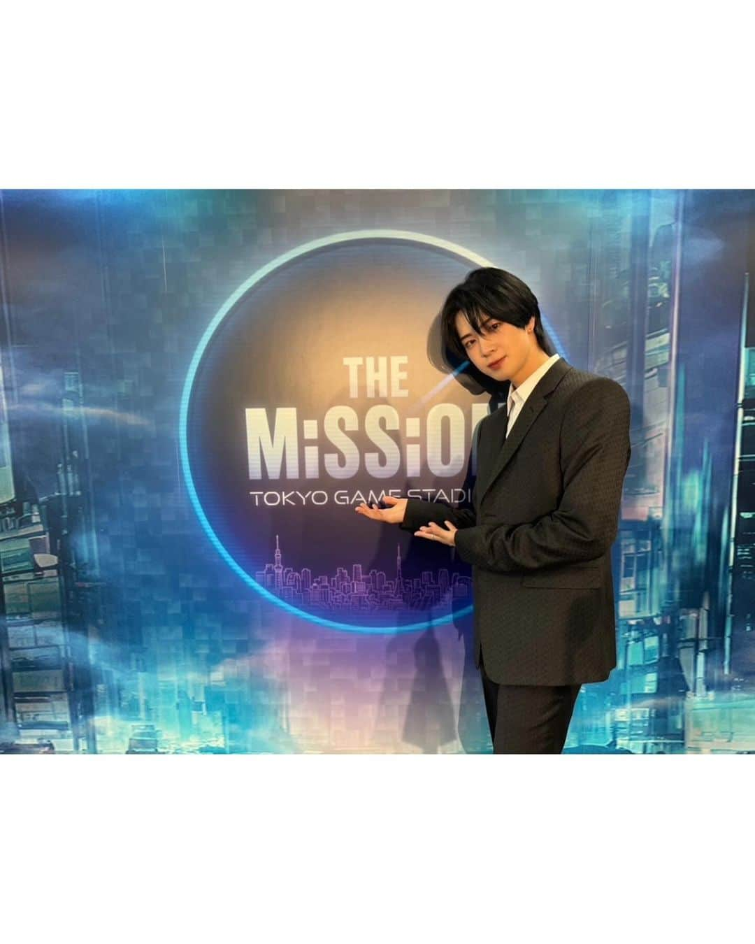 INIのインスタグラム：「どうも道徳捨てた男です🕺 「THE MISSION -TOKYO GAME STADIUM-」が11月10日よりLeminoで配信スタートなので全国民の皆さまみてくださると嬉しいです🫶  #INI #佐野雄大 #SANOYUDAI #INInstagram」