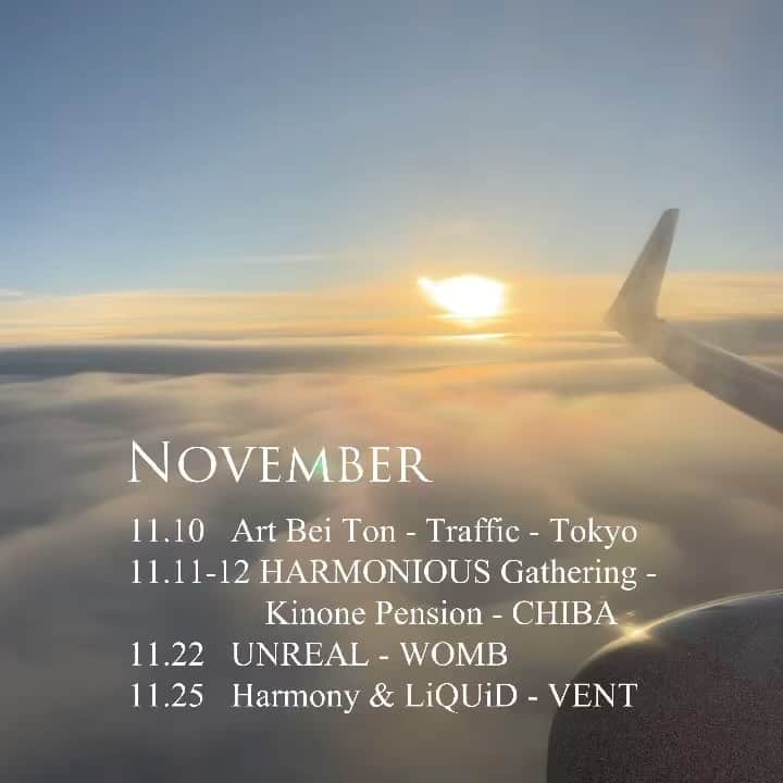 MARIA FUJIOKAのインスタグラム：「November Schedule🐖  超楽しみ!!各所でお会いしましょう💓 See you there!」