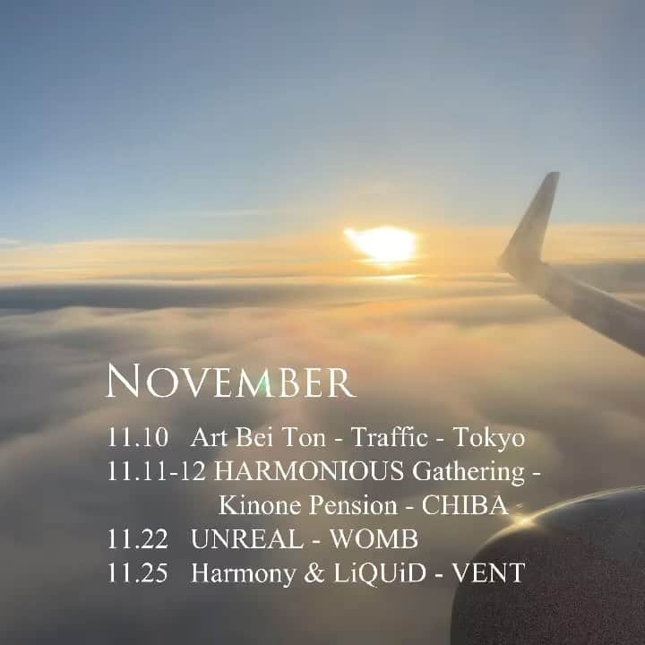 MARIA FUJIOKAのインスタグラム：「November Schedule🐖  超楽しみ!!各所でお会いしましょう💓 See you there!」