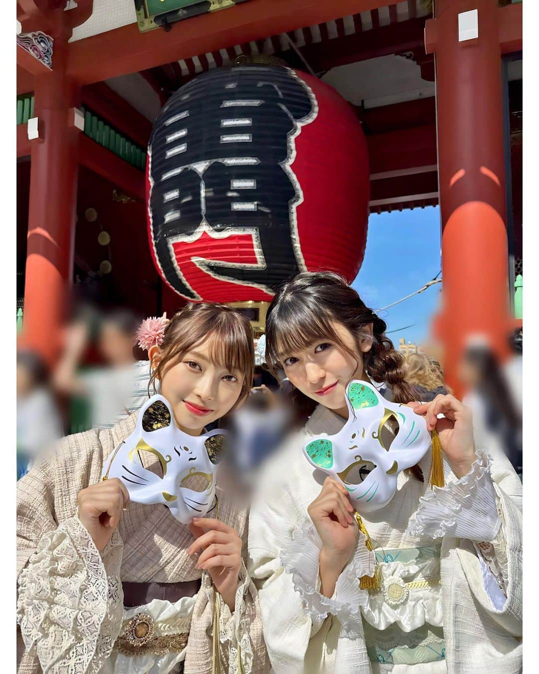 小泉遥香さんのインスタグラム写真 - (小泉遥香Instagram)「￤𝓭𝓪𝓽𝓮…🩵🩷  #テレ朝動画 #ときめきプレシャス  オフショット📸✨👘  かなみん🩵と念願のデート企画👫💓  私がかなみん🩵を全力でエスコート🤴✨ まだ見てない方はぜひ♡  #テレ朝動画 #ロガール #浅草 #浅草デート #デート#雷門  #着物レンタル #ツイード #着物 #かなみん #辻野かなみ #小泉遥香 #おはる #ときめきプレシャス #ときプレ #超とき宣 #テレ朝 #date」11月9日 22時00分 - haruka_koizumi_official