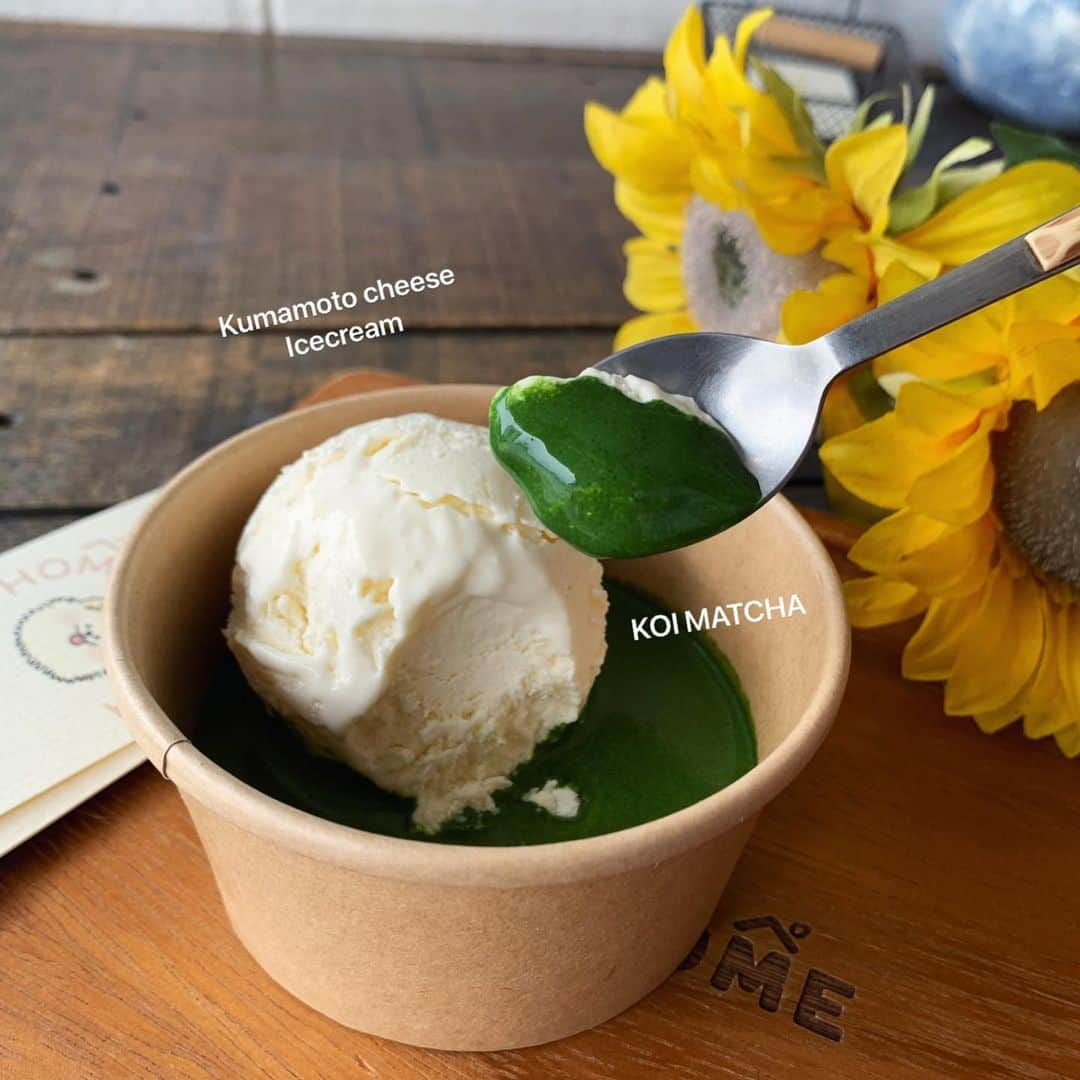 tealilycafeさんのインスタグラム写真 - (tealilycafeInstagram)「NEW SEASONAL !  MATCHA-FOGATO รอบที่แล้วทางร้านนำเสนอ matchafogato เสิร์ฟพร้อมกับไอศกรีม double oreo  รอบนี้ทางร้านขอนำเสนอไอศครีมรสใหม่ล่าสุด ! KUMAMOTO CREAMCHEESE ICECREAM.  รับประกันความนัว ความละมุนของไอศครีมชีสที่ทานพร้อมกับ KOI MATCHA เข้มข้น  หรือสามารถเลือกไอศครีมเสิร์ฟกับเครื่องดื่มที่ชื่นชอบ Iced matcha latte x Kumamoto creamcheese icecream. ก็เข้ากันสุดๆ ค่ะ  #homematcha」11月9日 22時20分 - home.matcha