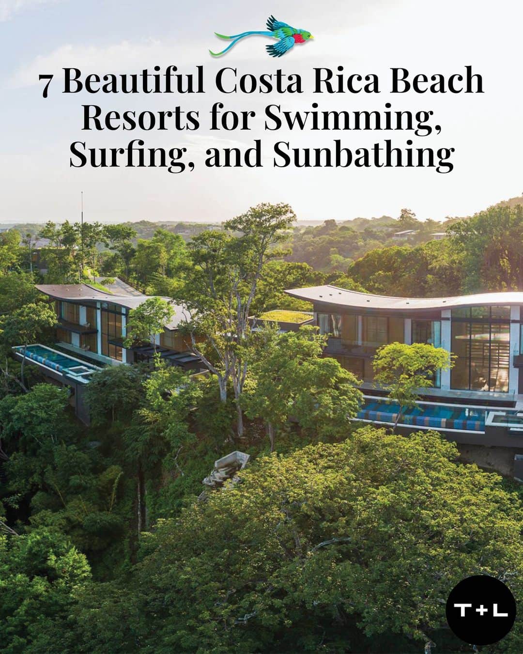 Travel + Leisureのインスタグラム：「Keen on doing a dedicated beach vacation or simply want to tack on a few days of sun and surf after inland exploration and snoozing at a tree-shrouded eco-lodge? When you're deciding where to spend the night, our Destination of the Year has some amazing options. Get the list at the link in bio.」