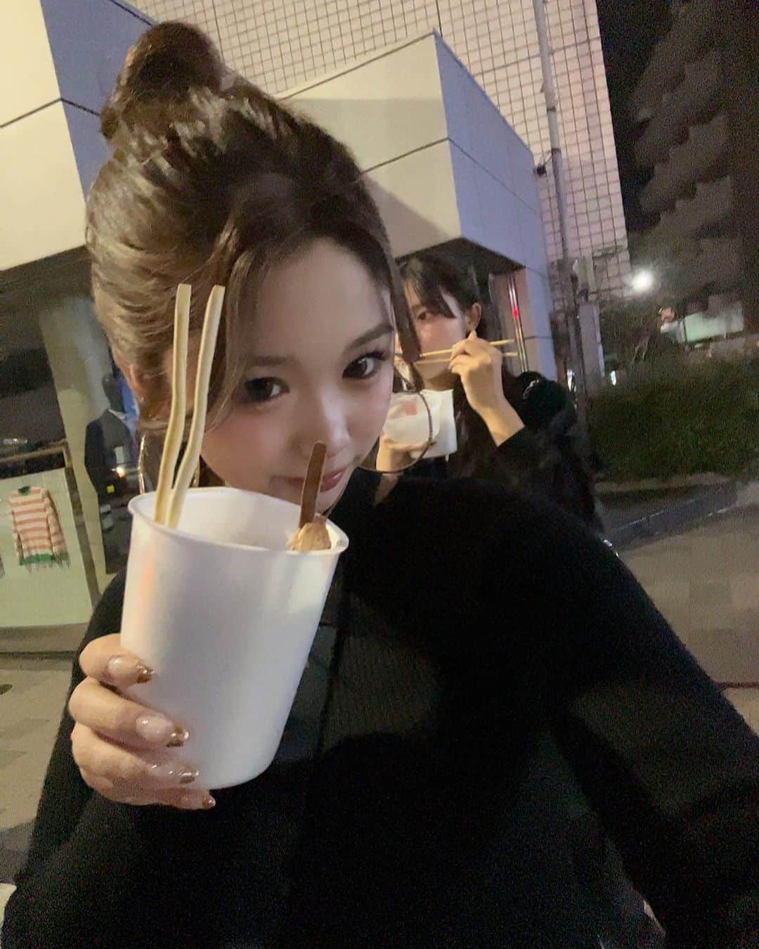 のインスタグラム：「.  おでんおいしすーぎ❤️ まじだいすき」