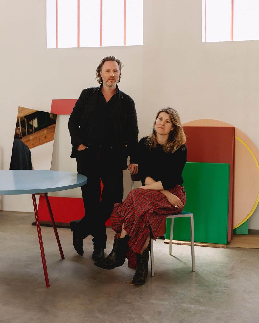 Kinfolk Magazineのインスタグラム：「Design duo (and real-life couple) Muller Van Severen loves to work within confines. “Designing furniture and objects felt liberating for both of us. Where others might have felt confined by the boundaries of a design brief, we thrive in creating objects that have an actual function.”  (Photos: @ceciliejegsen)」