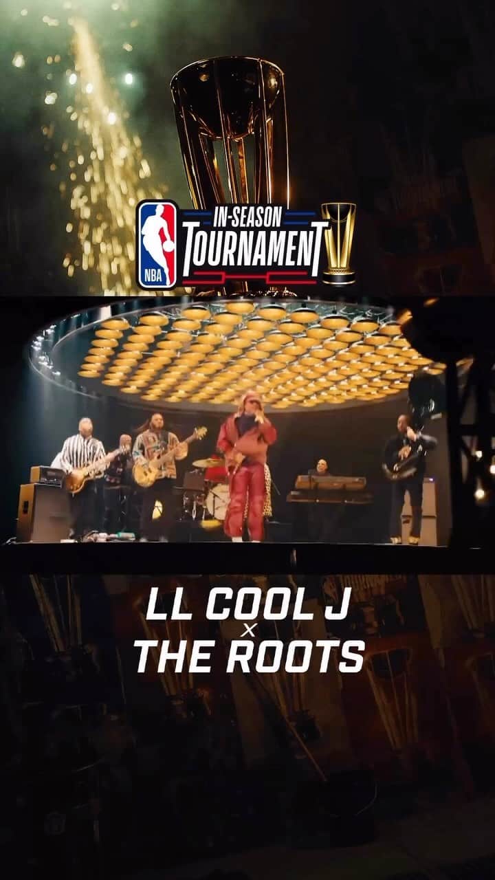 クエストラブのインスタグラム：「The New @NBA in Season Tournament Theme. 30 teams, One Cup @LLCoolJ x @TheRoots #MamaSaidKnockYouOut 🙏🏾🙏🏾🙏🏾🙏🏾🙏🏾」