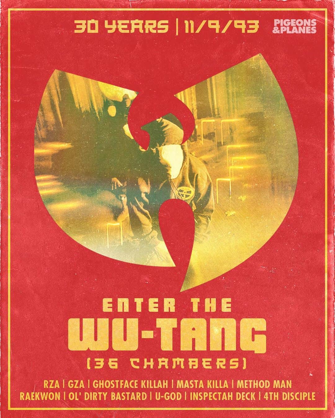 COMPLEXのインスタグラム：「30 years ago today Wu-Tang Clan dropped their debut studio album ‘Enter the Wu-Tang (36 Chambers).’ 👐  - (slide 4) via Vinny141/YouTube (slide 8) via PaperChaseDotCom/YouTube」