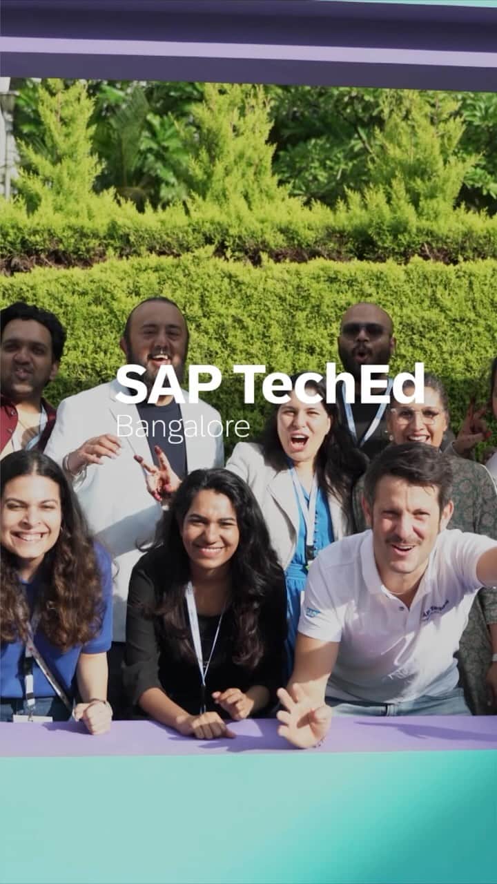 SAPのインスタグラム：「Grateful for another #SAPTechEd with you! 💙 Catch up on everything you missed at the link in our bio. 🔗」