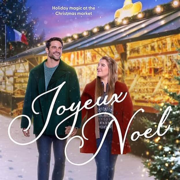 ブラント・ドーハティのインスタグラム：「I wasn’t able to discuss or promote anything due to the strike but now that it’s over… let me freak out for a second here. Our movie #JoyeuxNoel aired on @hallmarkchannel a few weeks ago!   This one was special for me. My wife @kimdaugherty_ and I wrote the script together so I’ve been very invested in the response… and I’m very proud to say that our movie was the most-watched cable program of the entire day! So I wanted to say THANK YOU to everyone who watched, tweeted or supported the movie in any way. I’m really grateful to all of you.   It was so fun working on this one with @jaicyelliot and @jessicanoelleharmon as well as the entire Bulgarian/French crew who made it happen. And a big thank you to @hallmarkchannel for taking a chance on our script pitch and helping us get it to this point.   So now I’m going to celebrate the end of the strike and the fact that I COWROTE AND STARRED IN THE MOST WATCHED CABLE PROGRAM OF THE DAY」