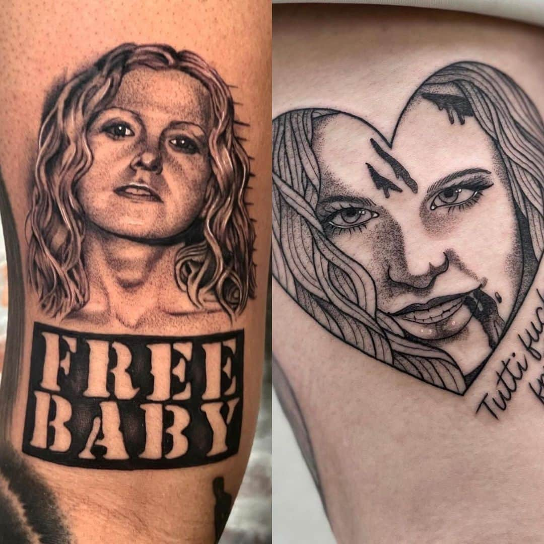 ロブ・ゾンビさんのインスタグラム写真 - (ロブ・ゾンビInstagram)「Lots of killer Firefly family tattoos popped up over Halloween. 🎃 Check them out. #houseof1000corpses #thedevilsrejects #robzombie」11月10日 0時52分 - robzombieofficial