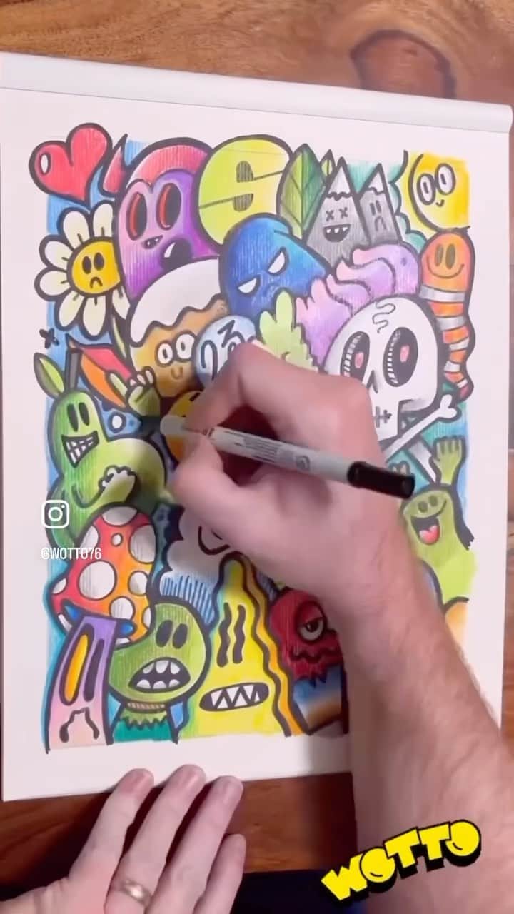 Art Collective Magazineのインスタグラム：「Always dig @wotto76 freestyle character creations 💥 • DM @art_collective to be featured 💡 • #artcollective #artnerd #artshare #artfeature #artsupport #supportart #artpromo #artoftheday #artistsoninstagram #artoninstagram #artforsale」