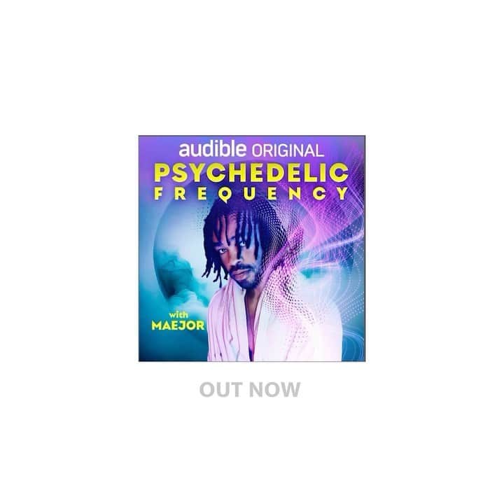 Maejorのインスタグラム：「“Every intention sets energy into motion, whether you are conscious of it or not.” - Gary Zukav … is this true?  “Psychedelic Frequency” now on @audible @amazon」