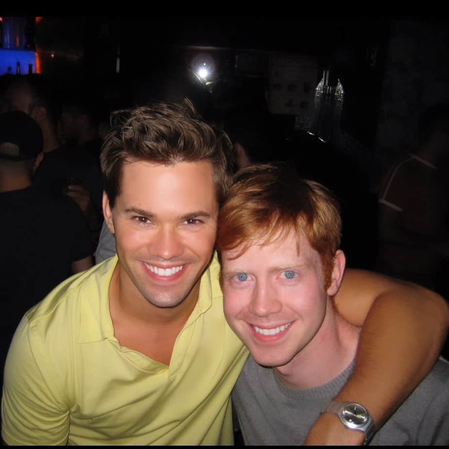 アンドリュー・ラネルズのインスタグラム：「Happy Birthday, Sean Dooley! We’ve had many adventures in our 20 plus years of friendship. Here’s to many many more! I love you!」