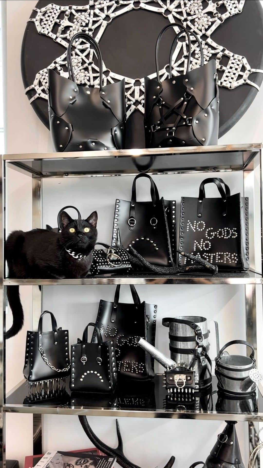 ZANA BAYNEのインスタグラム：「Cat not for sale.  Zana Bayne Handbags made in Los Angeles, available exclusively online 🌹」