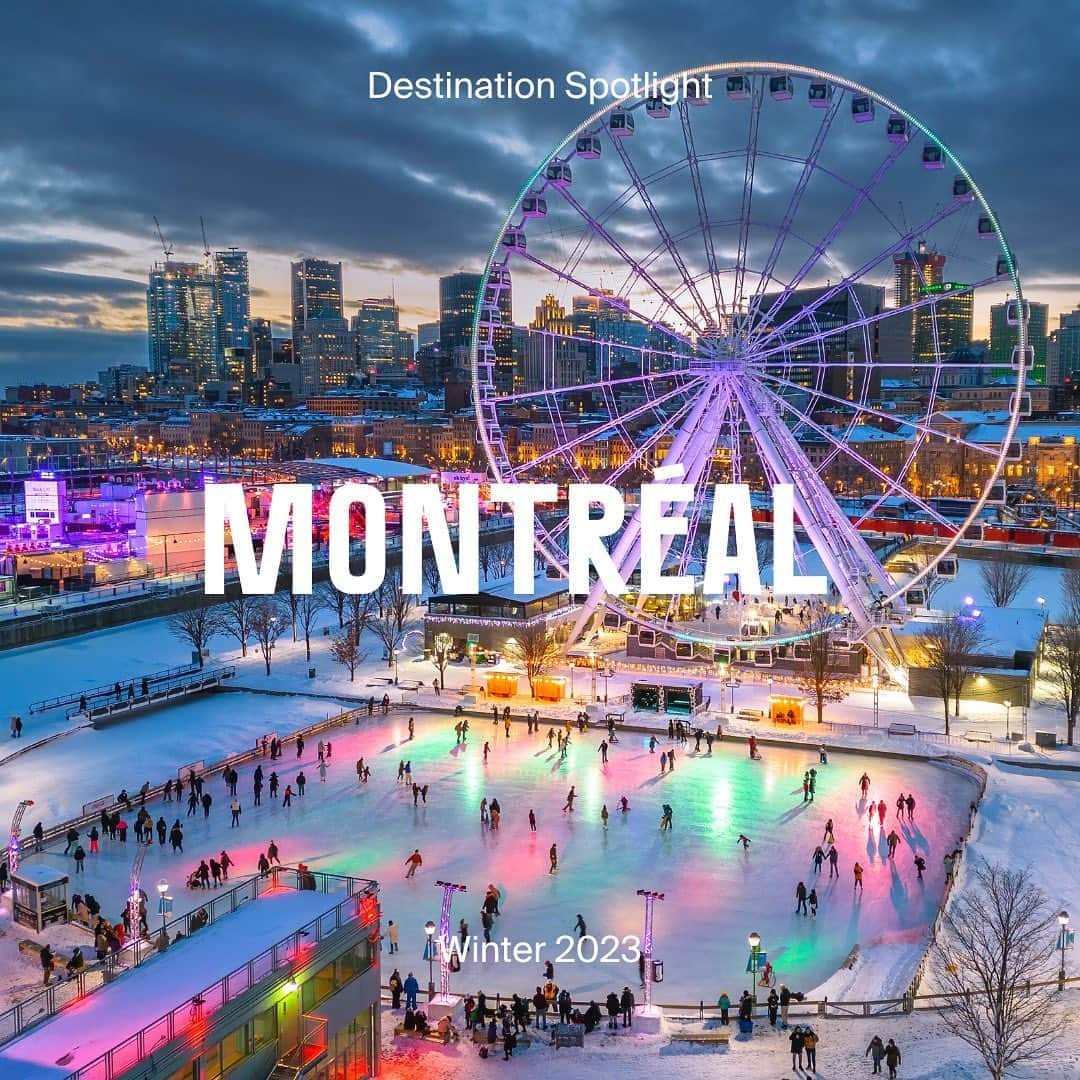 Explore Canadaのインスタグラム：「Montréal winter charm is truly captivating. The city transforms into a serene snow-kissed landscape, where historic streets and modern vibes blend seamlessly.  🍴Culinary🥂  While you're here, stop in at @lecathcart, a 35,000-square-foot venue in Place Ville Marie offering a variety of restaurants, cafes and a Biergarten. Plus, if you're visiting the city between now and November 19, check out @mtlatable, Montréal’s restaurant week, where you’ll be able to sample creative dishes and local ingredients. We also recommend @jacopo_mtl and @marchejeantalon for delicious eats.  🌱Green Spaces🌲  Montréal has no shortage of winter fun. Check out @lemontroyal, known as “the mountain” to locals, for winter activities from snowshoeing to tubing. We also suggest you sled, snowshoe, or stroll through Parc La Fontaine and Parc Jean-Drapeau, or skate at the Old Port of Montréal ice skating rink  🎨Arts and Culture🎭  Montréal’s arts and culture scene is captivating. Visit the @mbamtl, built in 1860, a leading museum in North America with over 45,000 pieces of art. For an immersive experience, visit the OASIS Immersion, a multimedia space offering 3 immersive galleries, 2 light experiences and a cafe-lounge.  🛶Indigenous Experiences🦅  The Kanien'kéha Nation are recognized as the stewards of the land known as Tiohtià:ke or Montréal. The Kanien’kehá:ka (Mohawk) community at Kahnawá:ke (On the Rapids) is filled with a vibrant culture and rich history. Also visit the @museemccordstewart, which has a permanent exhibition called “Indigenous Voices of Today: Knowledge, Trauma, Resilience.”  📜History and Heritage🏛️  Visit the @basiliquenotredame, built between 1824 and 1829, this site of national historic significance is reminiscent of Notre-Dame-de-Paris. We also recommend @pointeacalliere, which presents centuries of history. As well take a guided walking tour with Guidatour. With 80+ certified city guides offering tours in more than 15 languages!  Comment below your favourite MTL activities!」