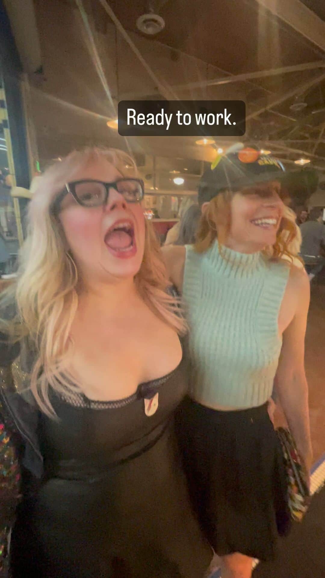 カーステン・ヴァングスネスのインスタグラム：「Here’s @kerisafran and @lucky_clarke 2 of the wonderful strike captains where I did a lot of my striking showing our skill sets. 🎭」