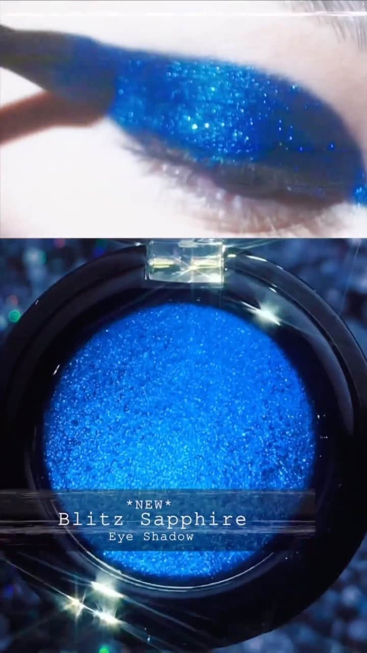 パット・マグラスのインスタグラム：「🌌 AVAILABLE TOMORROW 🌌 Dive into a galaxy of allure with our Dark Star Labs 006 V4. Featuring the mystical Blitz Sapphire Eye Shadow with radiant blue pearls and the Cyber Electric Eye Gloss that shimmers like stars in a night sky. 🔷💙🔷 On sale tomorrow, EXCLUSIVELY at PATMcGRATH.COM  💙 STARRING 💙 DARK STAR 006 V4 Blitz Sapphire Eye Shadow (Blackened Sapphire with Bright Blue Sparkling Pearls) Cyber Electric Eye Gloss (Translucent with Cerulean Sparkling Pearls)」