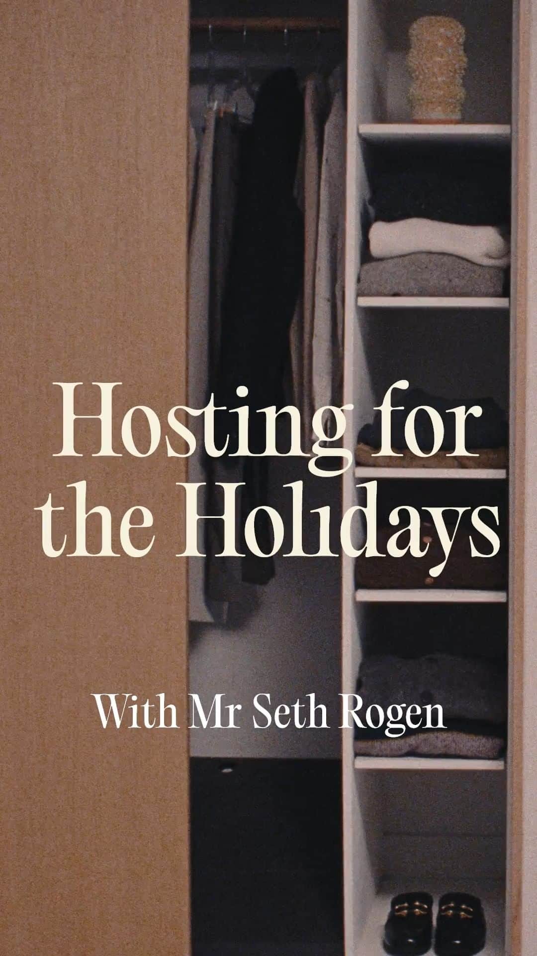 MR PORTERのインスタグラム：「How To Host For The Holidays With Mr Seth Rogen  The first rule of setting the party dress code: make sure you’re the best-dressed. Which is an easy task when you’re @sethrogen.  Directed by: @getmezzy」