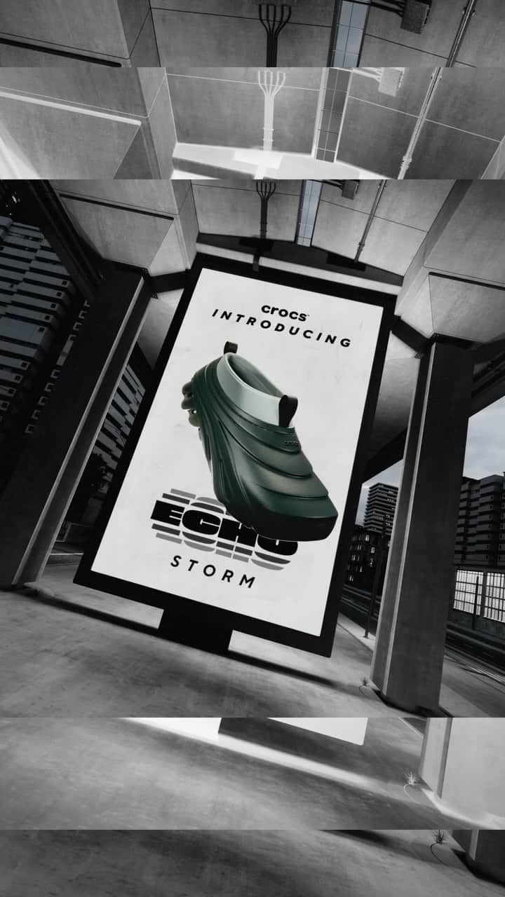 クロックスのインスタグラム：「The next revolution of sneakers is here. The Echo Collection just got bigger. #NewAtCrocs」