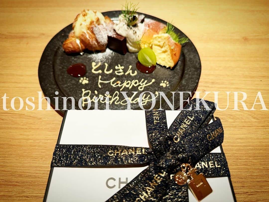 米倉利紀のインスタグラム：「THANK YOU😊 birthday DINNER👍」