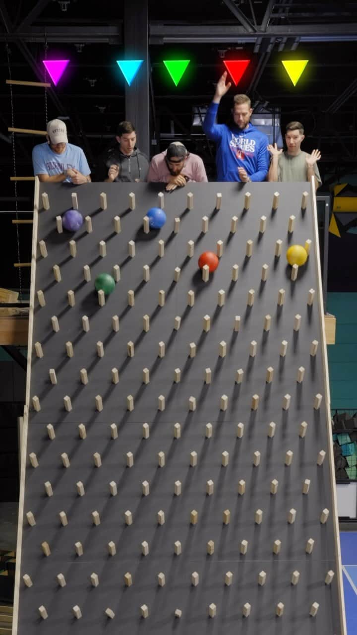 Dude Perfectのインスタグラム：「Punishment Plinko is NASTY 🤢」