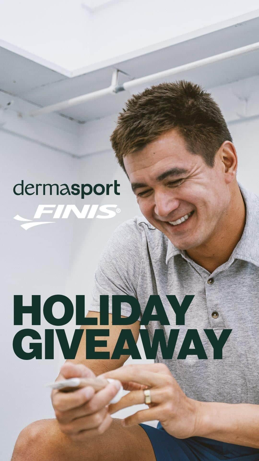 ネイサン・エイドリアンのインスタグラム：「Give the gift of healthy, hydrated skin to the swimmers you love. Get 30% off @dermasport right now with Nathan’s code FALL30. Plus, for every purchase you’ll be entered in a drawing for a @finisswim Smart Goggle. Winner will be announced Dec. 1st so head over to dermasport.com today. #dermasportpartner #swimbeautifully」