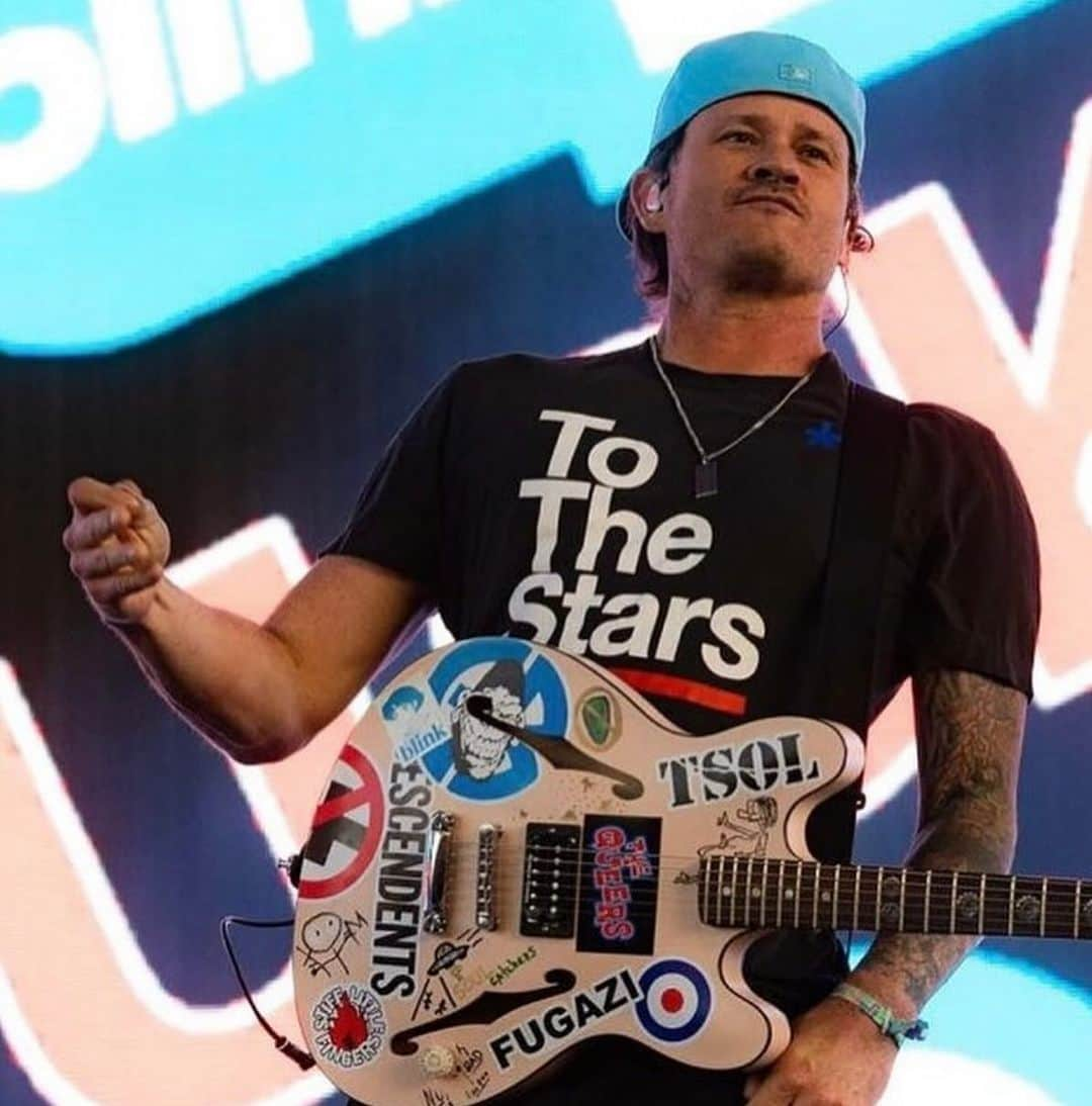 トム・デロングのインスタグラム：「Wild ride since this pic was taken… @blink182」