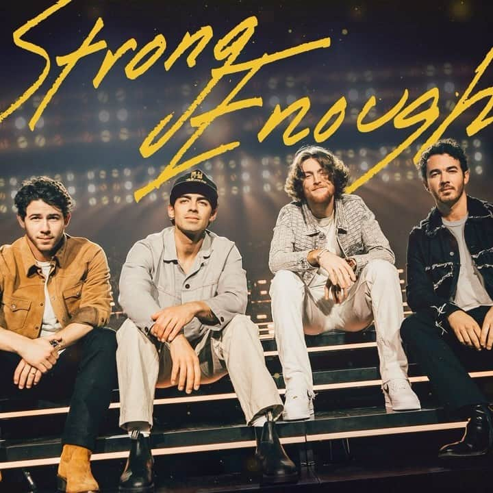 ニック・ジョナスのインスタグラム：「Strong Enough is here!!! Who’s listening 👀🔥」