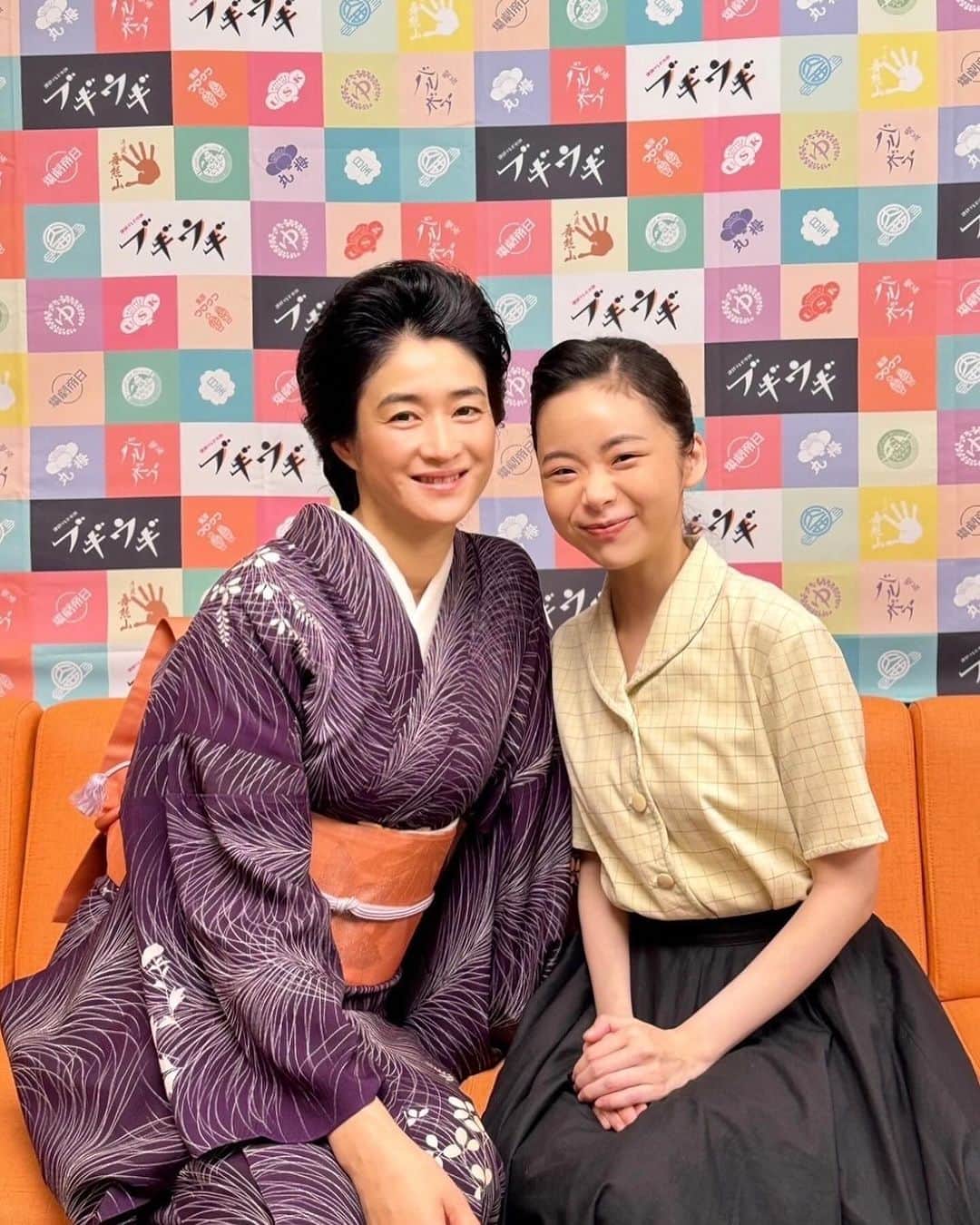 小雪さんのインスタグラム写真 - (小雪Instagram)「NHK朝ドラ ブギウギ撮影中🎥  趣里ちゃんと。 可愛い🩷  @asadora_bk_nhk   #NHK #朝ドラ #ブギウギ #撮影中 #舞台裏 #村山トミ #船場ことば  #koyuki #TVdrama #behindthescenes  #shooting  #actress  #japanese  #kimono」11月10日 13時52分 - koyuki_official