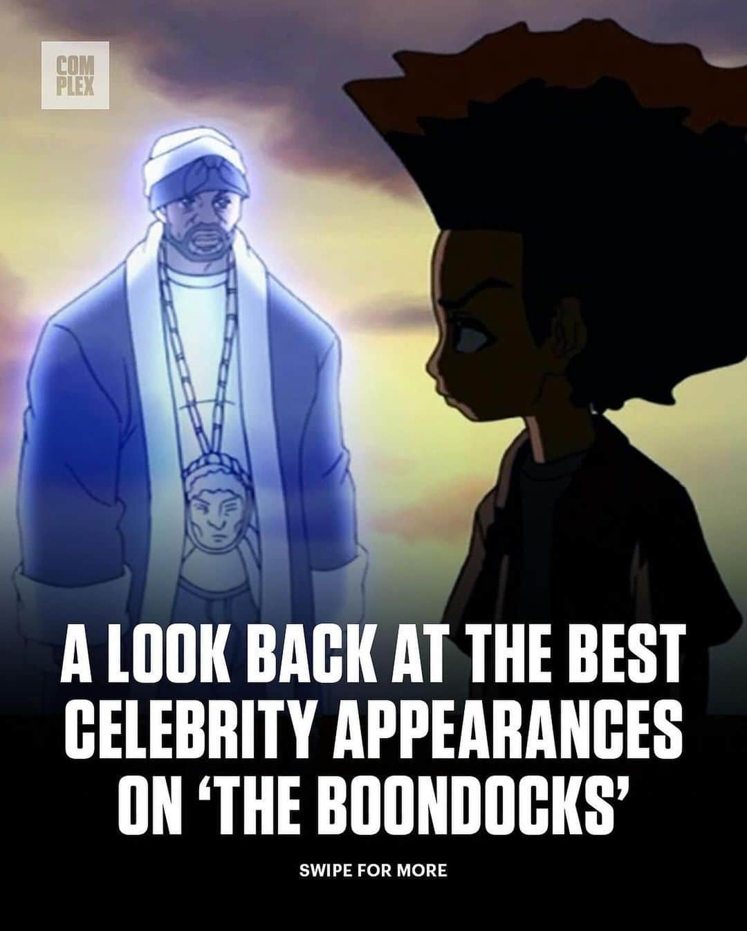 COMPLEXのインスタグラム：「With ‘The Boondocks’ turning 18 this week, let’s take a look back at what was a perfect marriage between music and pop culture 📺   [via @complexpop @complexmusic]」