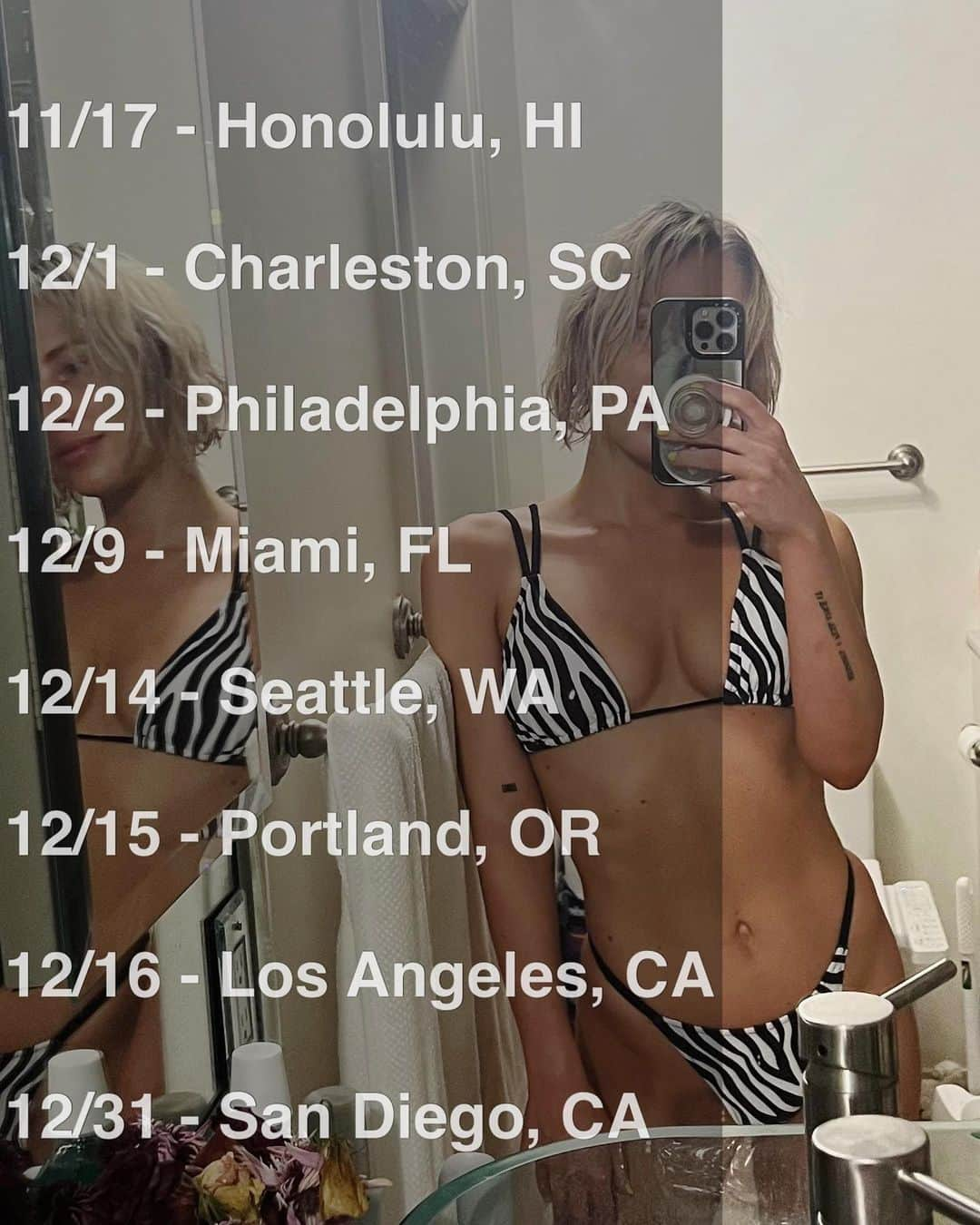 Carter Cruiseさんのインスタグラム写真 - (Carter CruiseInstagram)「closing out the year ALL over the place. swipe to see if i’m coming to your city! PUMPED for @hbsocialclub next friday!」11月10日 5時58分 - cartercruise